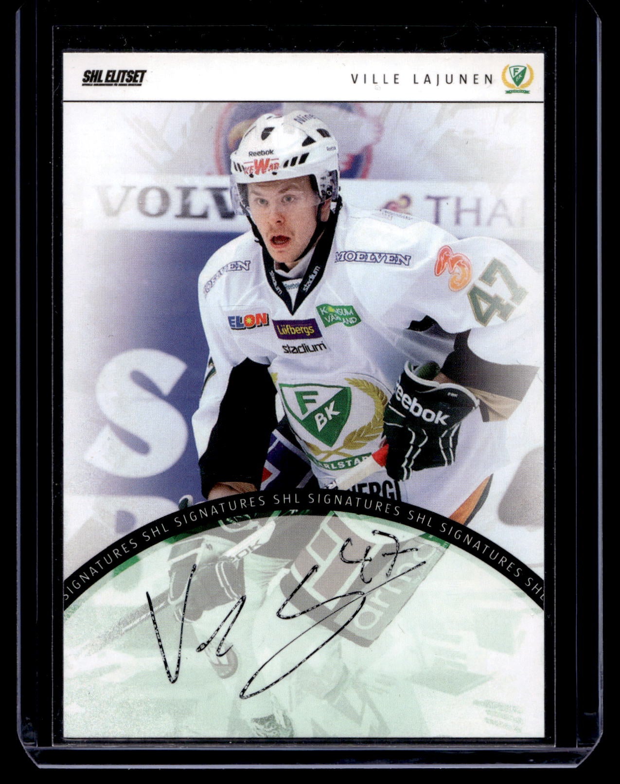 2013-14 SHL Signatures - Ville Lajunen