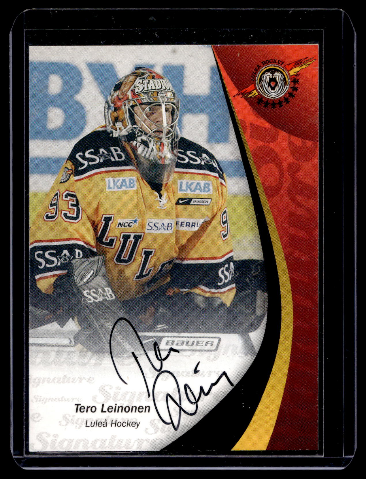2006-07 SHL Signatures - Tero Leinonen