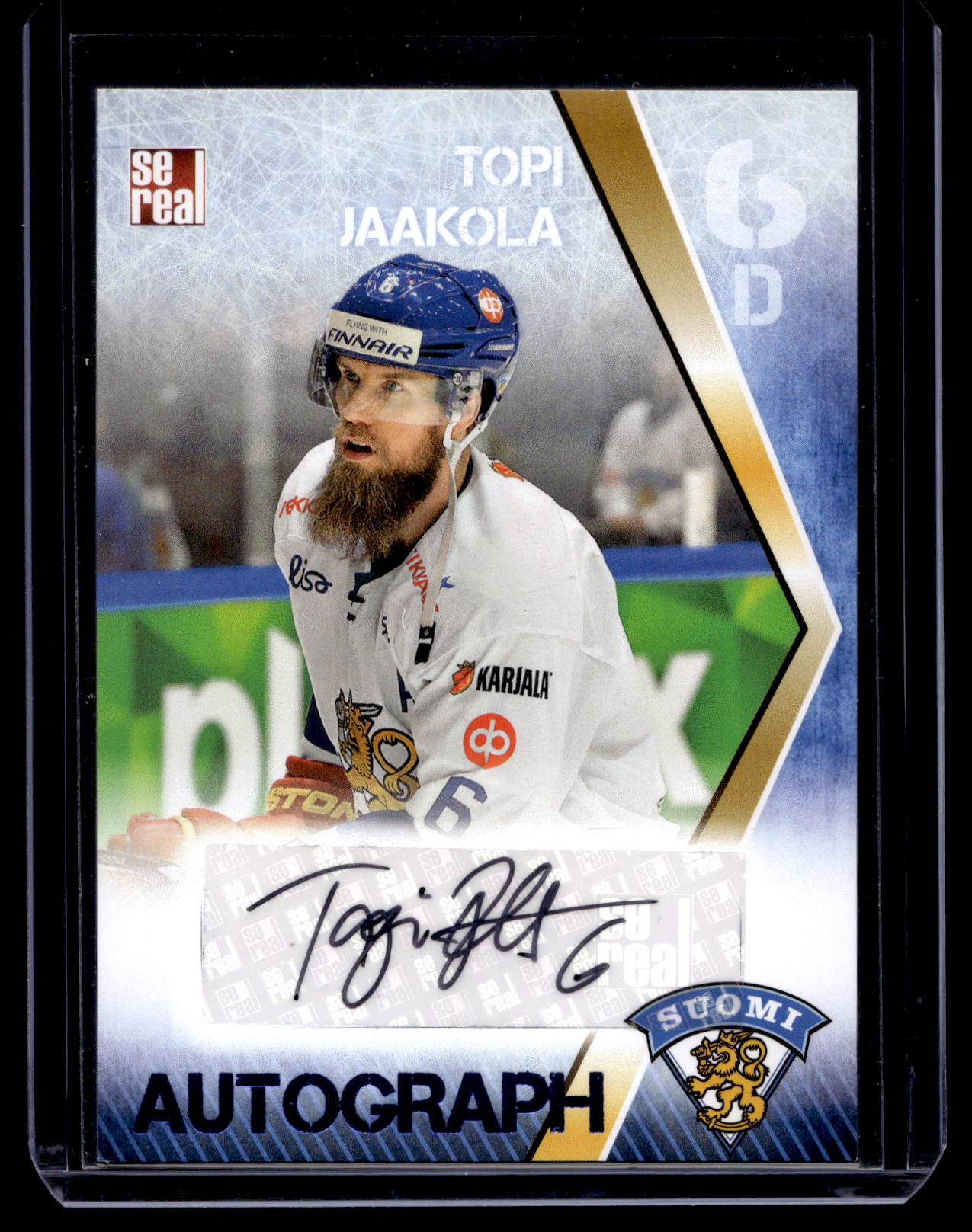 2016 Sereal Team Finland Autograph - Topi Jaakola #FIN-AUT-005 /50