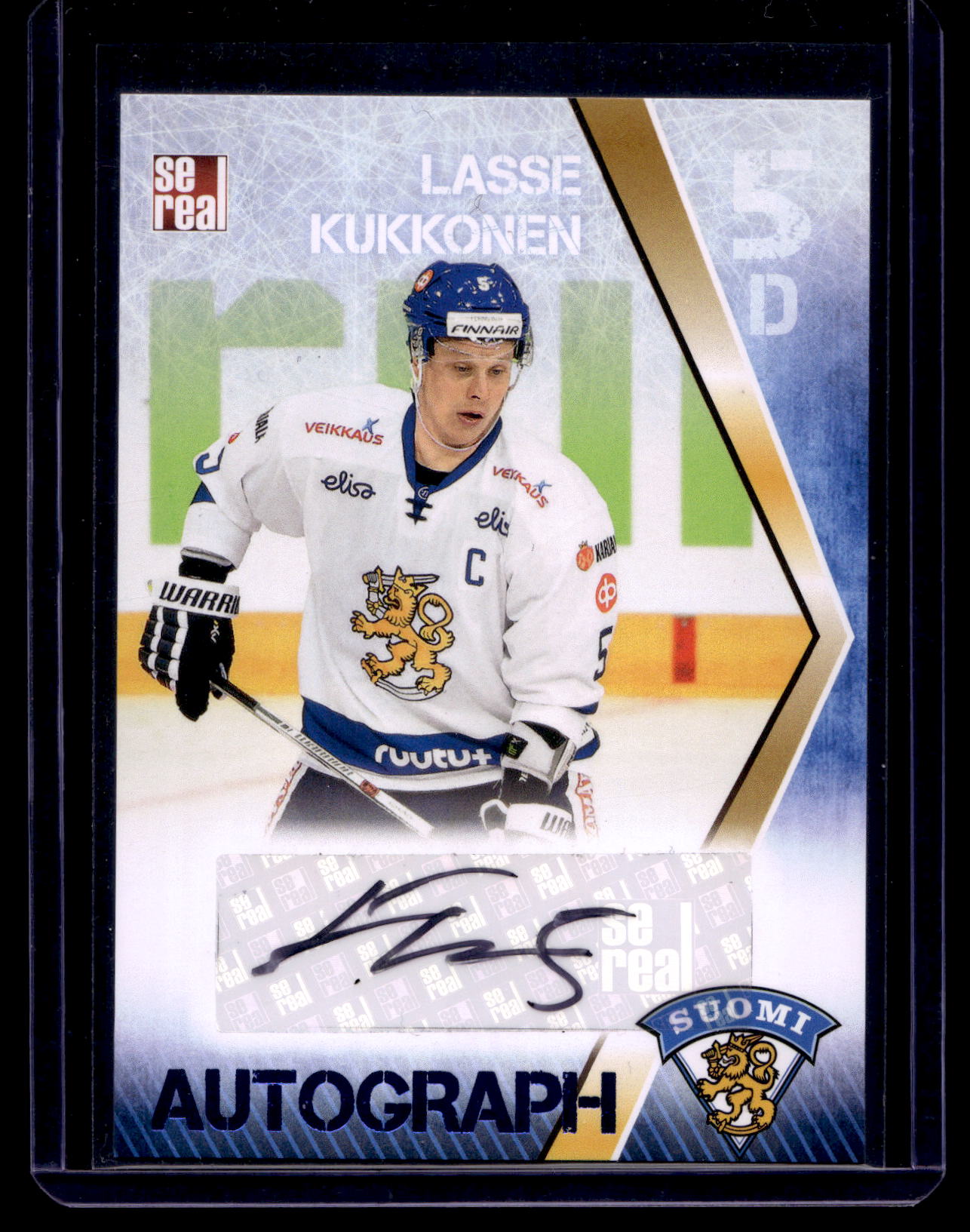 2016 Sereal Team Finland Autograph - Lasse Kukkonen #FIN-AUT-007 /50