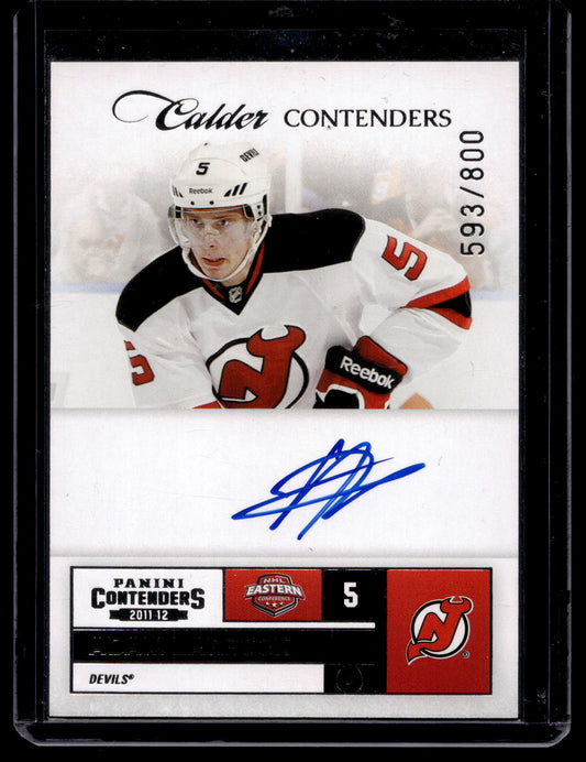 2011-12 Panini Playoff Contenders - Calder Contenders - Adam Larsson #231 /800 RC
