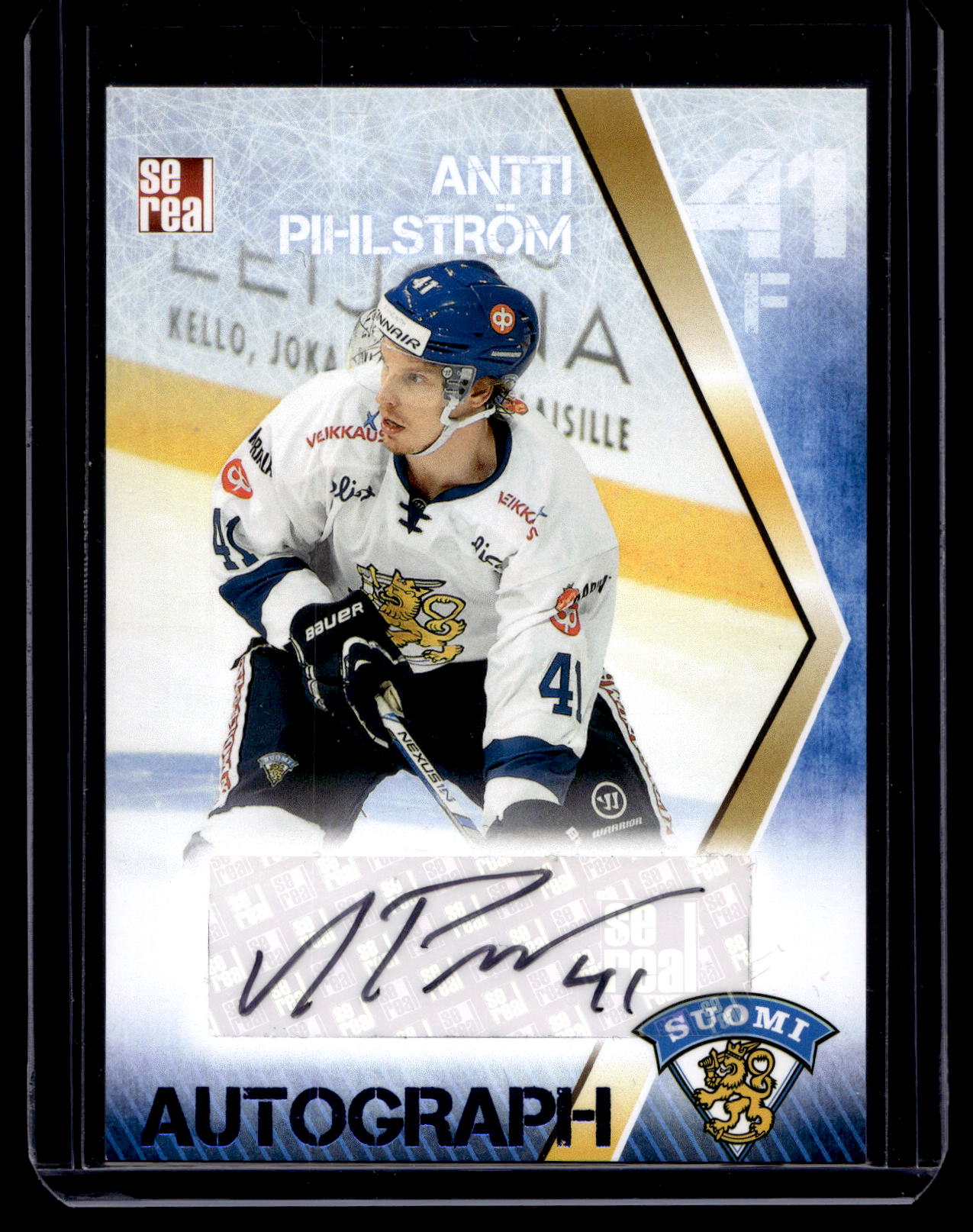 2016 Sereal Team Finland Autograph - Antti Pihlstrom #FIN-AUT-016 /50