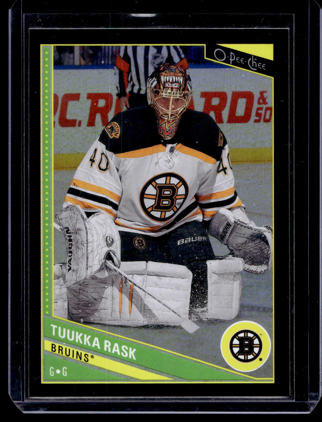 2013-14 O-Pee-Chee - Black Rainbow Foil - Tuukka Rask #179 /100