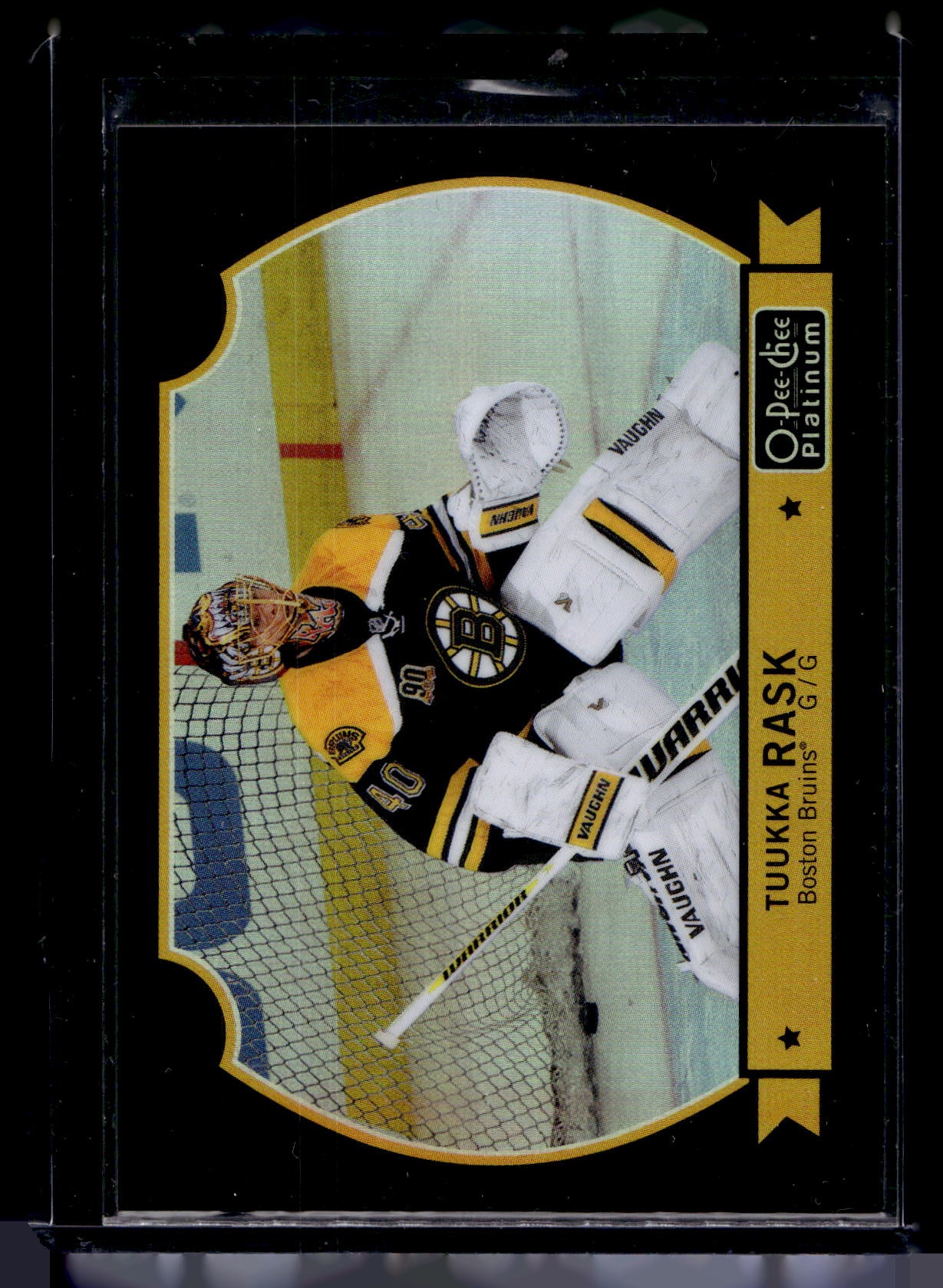 2014-15 Upper Deck O-Pee-Chee Platinum - Retro Black Rainbow - Tuukka Rask #33 /100