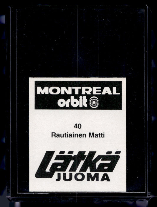 1980 Mallasjuoma Lätkäjuoma - Matti Rautiainen #40