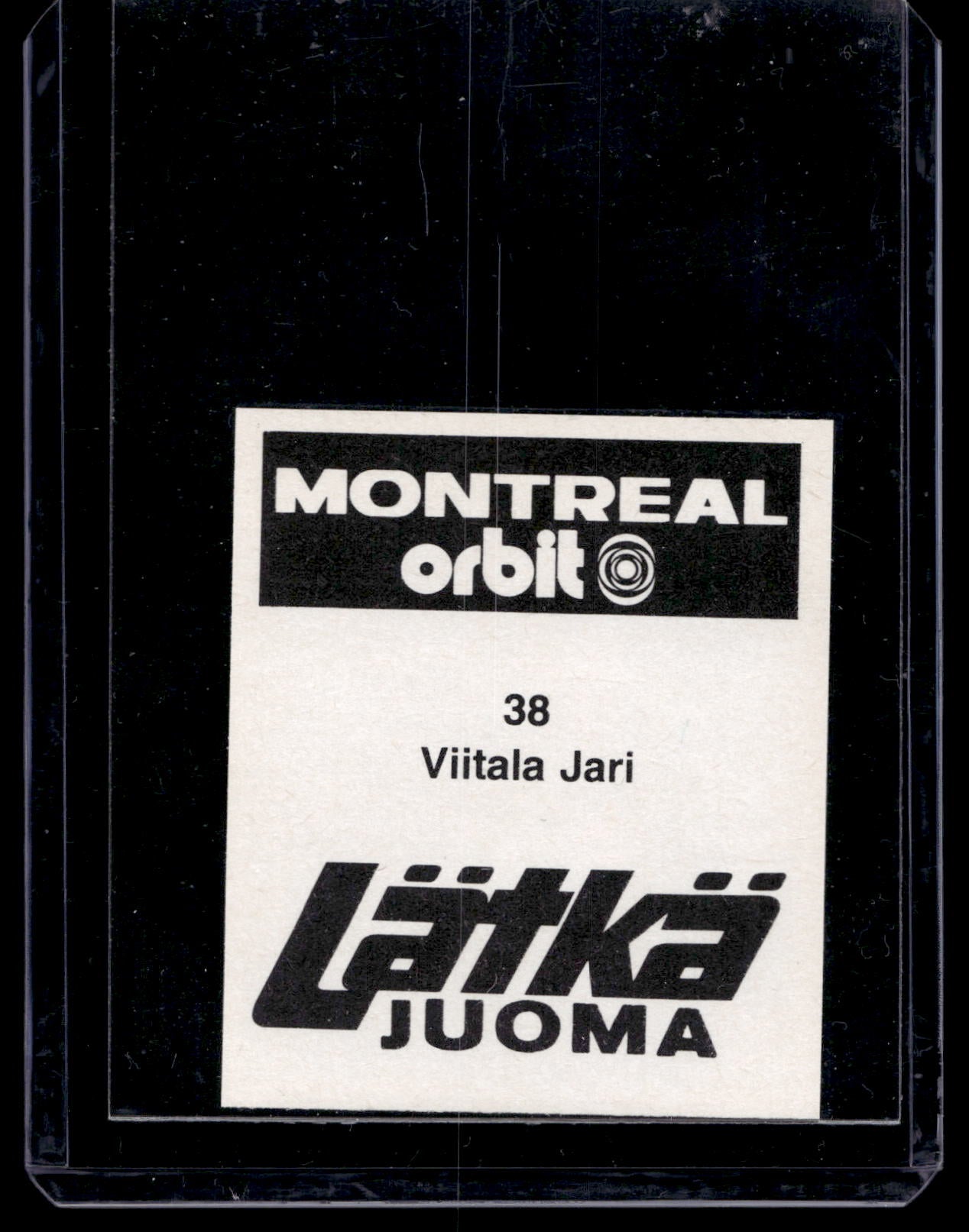 1980 Mallasjuoma Lätkäjuoma - Jari Viitala #38