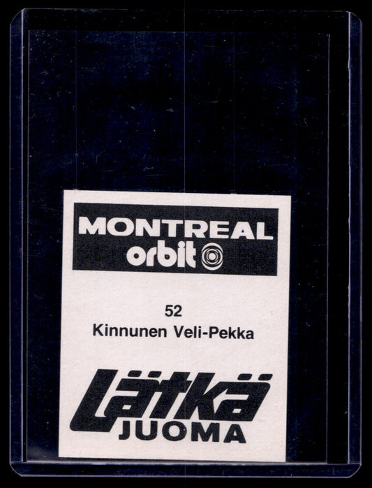 1980 Mallasjuoma Lätkäjuoma - Veli-Pekka Kinnunen #52