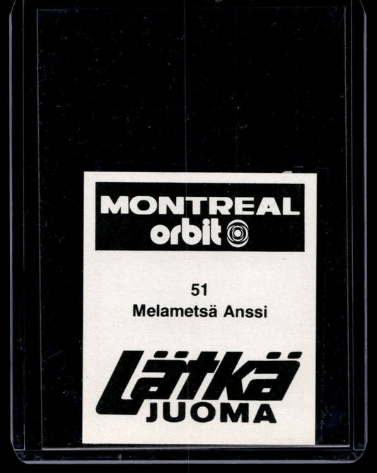 1980 Mallasjuoma Lätkäjuoma - Anssi Melametsä #51
