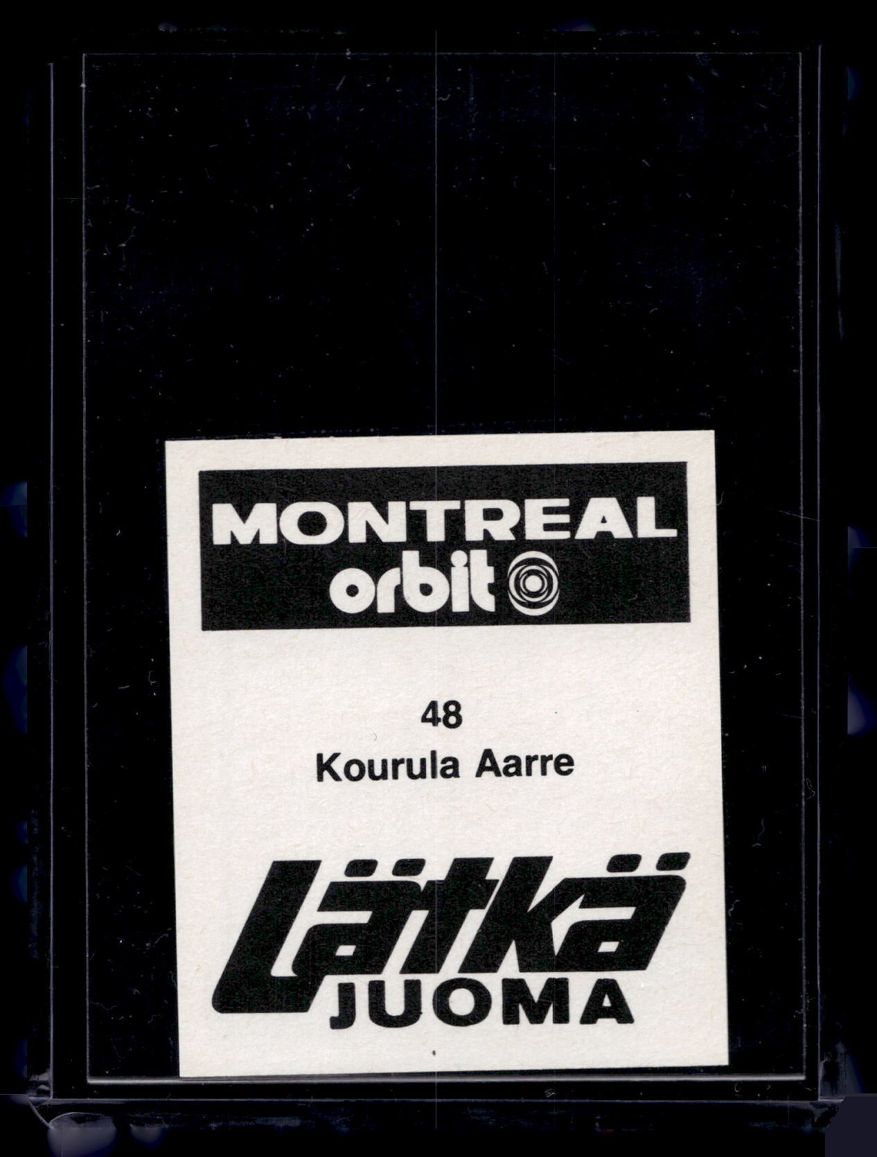 1980 Mallasjuoma Lätkäjuoma - Aarre Kourula #48