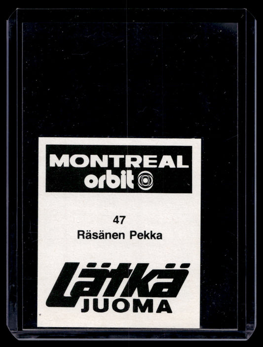 1980 Mallasjuoma Lätkäjuoma - Pekka Räsänen #47