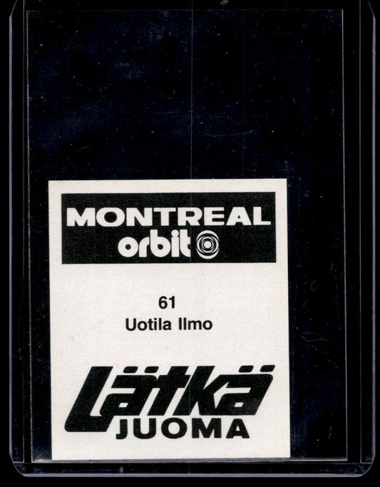 1980 Mallasjuoma Lätkäjuoma - Ilmo Uotila #61