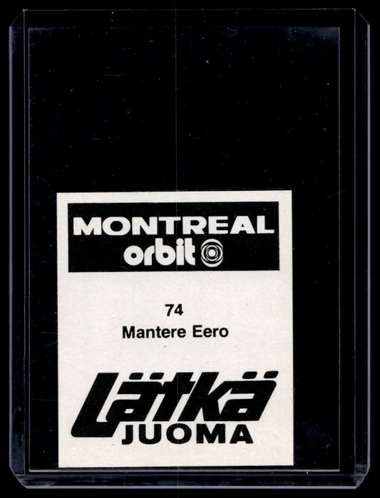 1980 Mallasjuoma Lätkäjuoma - Eero Mantere #74