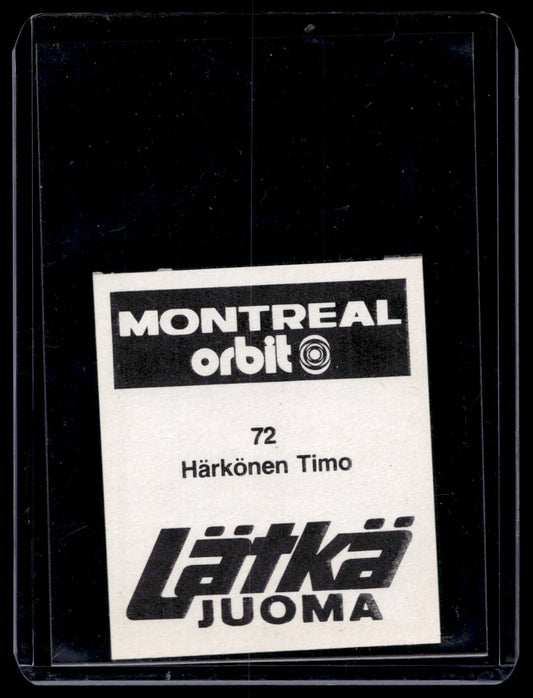 1980 Mallasjuoma Lätkäjuoma - Timo Härkönen #72