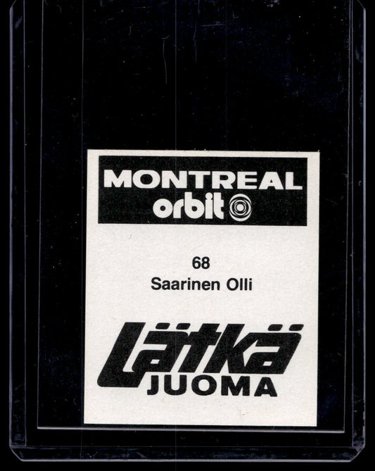 1980 Mallasjuoma Lätkäjuoma - Olli Saarinen #68