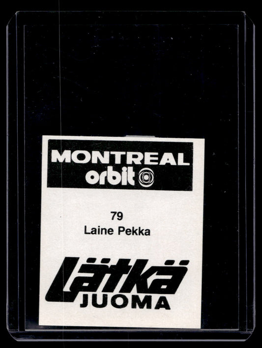 1980 Mallasjuoma Lätkäjuoma - Pekka Laine #79