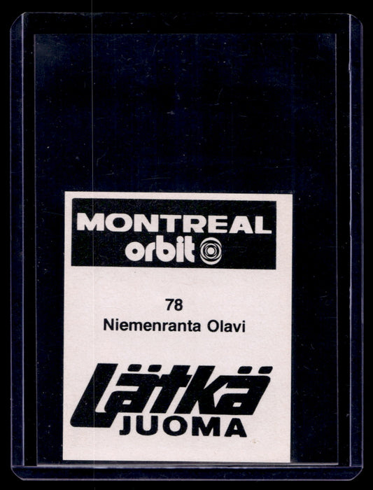 1980 Mallasjuoma Lätkäjuoma - Olavi Niemenranta #78