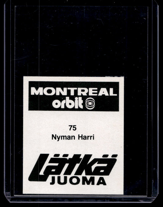 1980 Mallasjuoma Lätkäjuoma - Harri Nyman #75