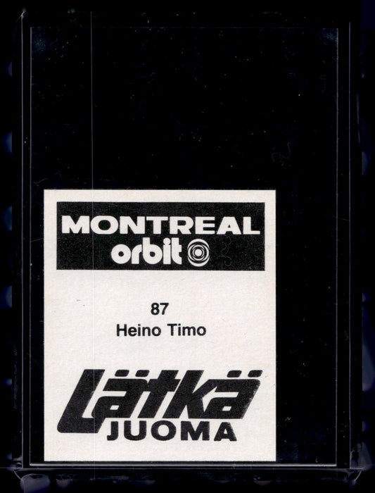 1980 Mallasjuoma Lätkäjuoma - Timo Heino #87