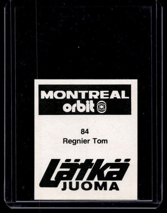 1980 Mallasjuoma Lätkäjuoma - Tom Regnier #84