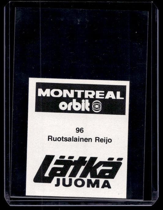 1980 Mallasjuoma Lätkäjuoma - Reijo Ruotsalainen #96