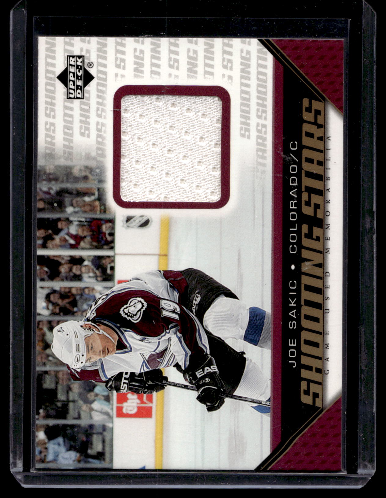 2005-06 Upper Deck - Shooting Stars Game-Used Memorabilia - Joe Sakic #S-JS