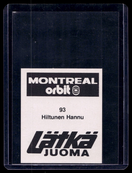 1980 Mallasjuoma Lätkäjuoma - Hannu Hiltunen #93