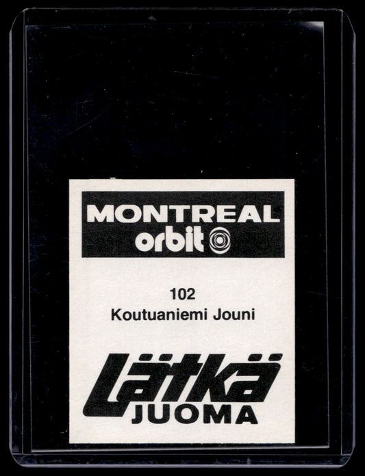 1980 Mallasjuoma Lätkäjuoma - Jouni Koutuaniemi #102