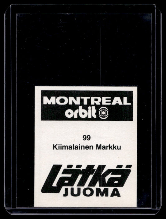 1980 Mallasjuoma Lätkäjuoma - Markku Kiimalainen #99