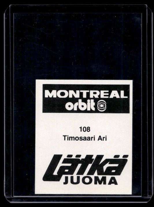 1980 Mallasjuoma Lätkäjuoma - Ari Timosaari #108