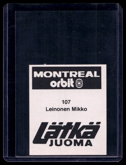 1980 Mallasjuoma Lätkäjuoma - Mikko Leinonen #107