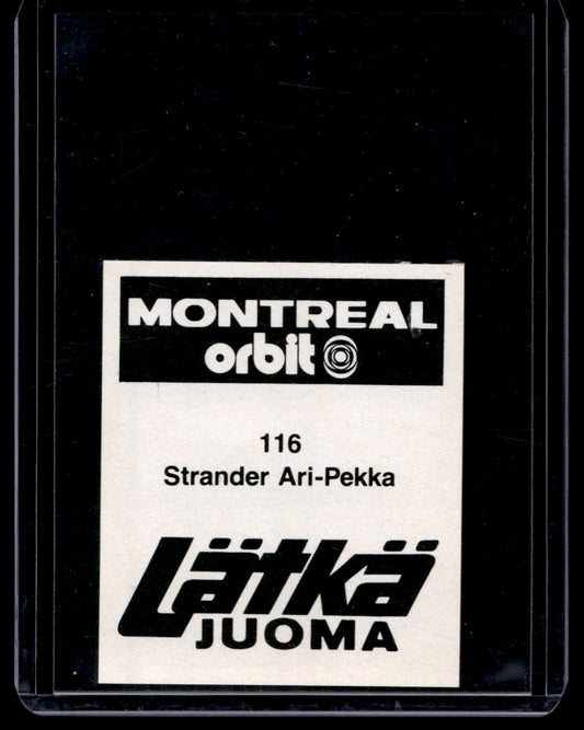 1980 Mallasjuoma Lätkäjuoma - Ari-Pekka Strander #116
