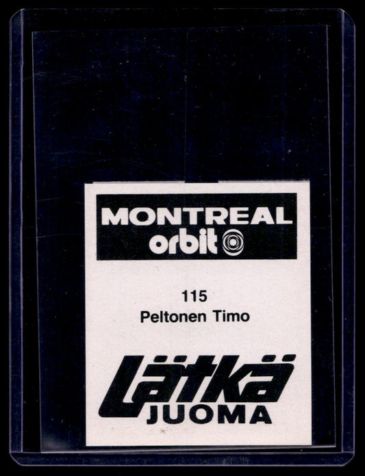 1980 Mallasjuoma Lätkäjuoma - Timo Peltonen #115
