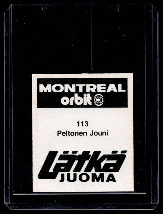 1980 Mallasjuoma Lätkäjuoma - Jouni Peltonen #113