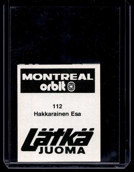 1980 Mallasjuoma Lätkäjuoma - Esa Hakkarainen #112