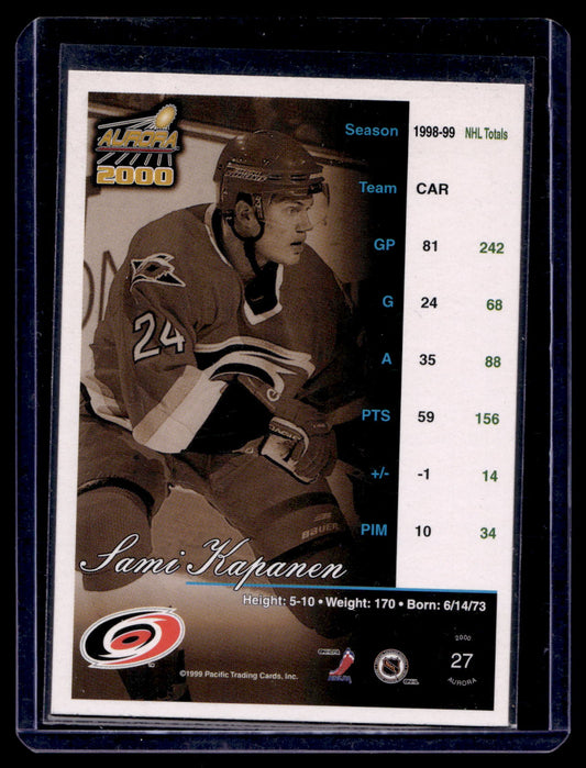 1999-00 Pacific Aurora - Sami Kapanen #27