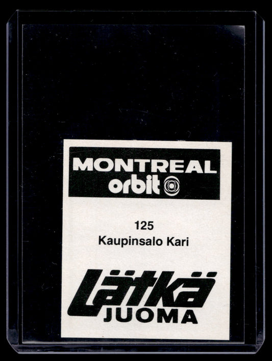 1980 Mallasjuoma Lätkäjuoma - Kari Kaupinsalo #125