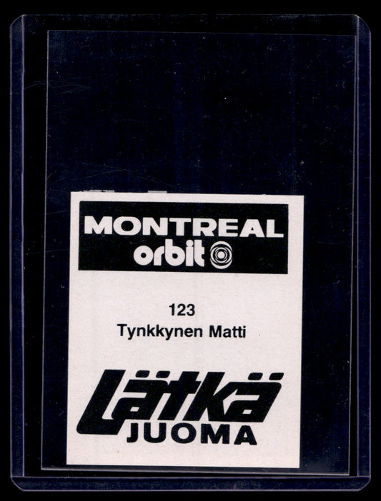 1980 Mallasjuoma Lätkäjuoma - Matti Tynkkynen #123