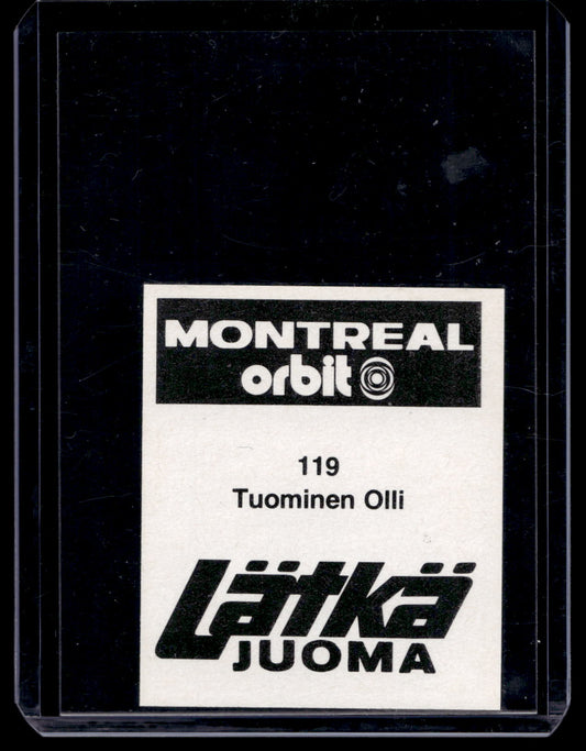 1980 Mallasjuoma Lätkäjuoma - Olli Tuominen #119