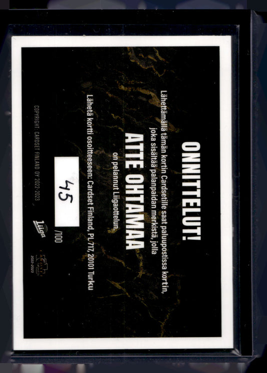 2022-23 Cardset - Patch - Atte Ohtamaa /100
