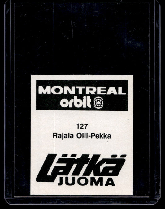 1980 Mallasjuoma Lätkäjuoma - Olli-Pekka Rajala #127