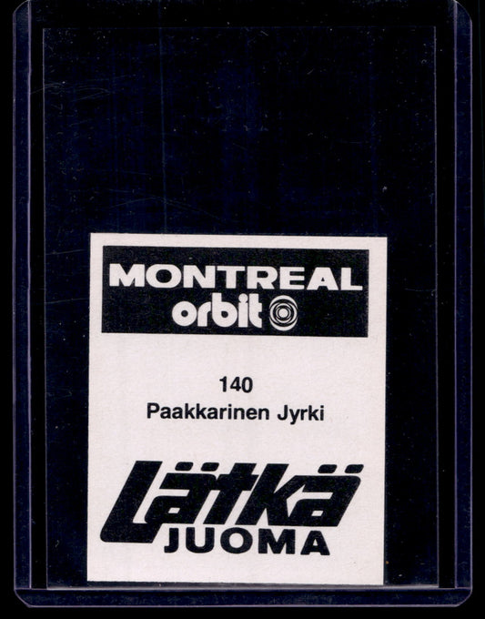 1980 Mallasjuoma Lätkäjuoma - Jyrki Paakkarinen #140