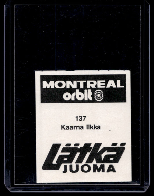 1980 Mallasjuoma Lätkäjuoma - Ilkka Kaarna #137