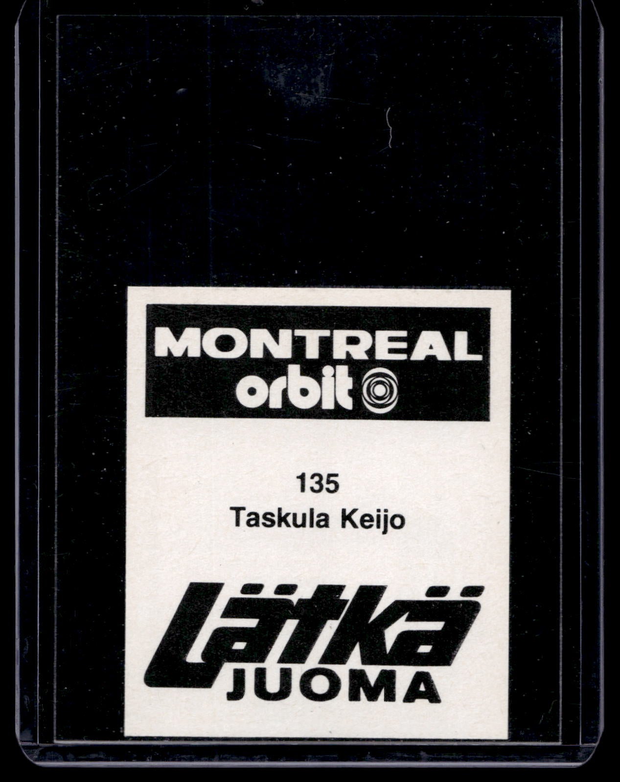 1980 Mallasjuoma Lätkäjuoma - Keijo Taskula #135