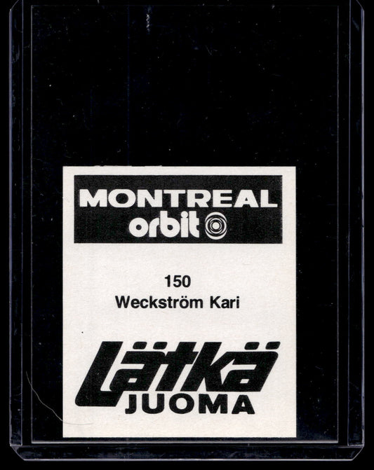 1980 Mallasjuoma Lätkäjuoma - Kari Weckström #150