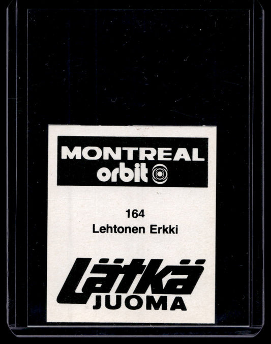 1980 Mallasjuoma Lätkäjuoma - Erkki Lehtonen #164