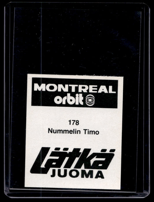 1980 Mallasjuoma Lätkäjuoma - Timo Nummelin #178