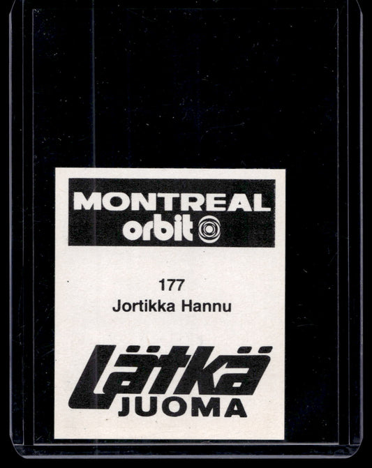 1980 Mallasjuoma Lätkäjuoma - Hannu Jortikka #177