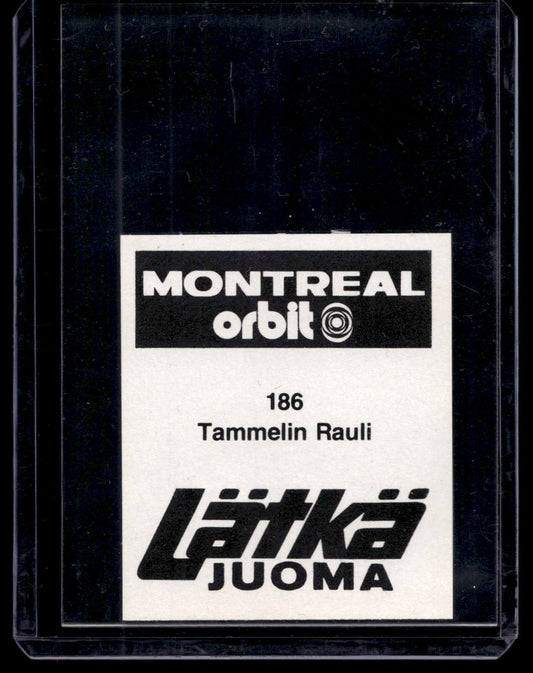 1980 Mallasjuoma Lätkäjuoma - Rauli Tammelin #186