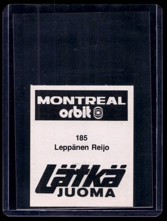 1980 Mallasjuoma Lätkäjuoma - Reijo Leppänen #185