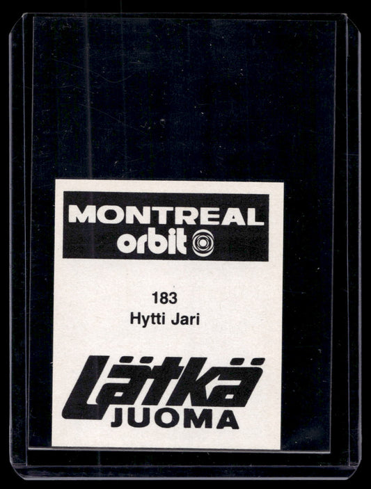 1980 Mallasjuoma Lätkäjuoma - Jari Hytti #183